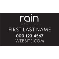 Rain Personalized Window Decal - 28x16