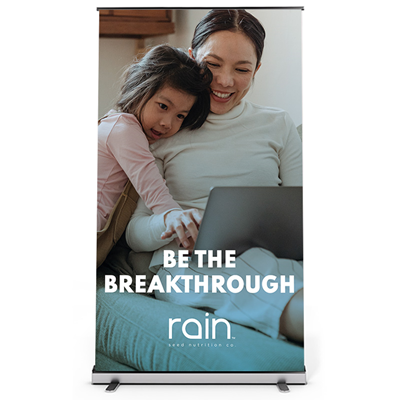Rain Be The Breakthrough - Tabletop Banner