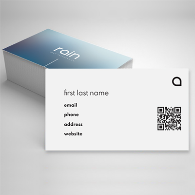 Rain Clean Right Business Card Design