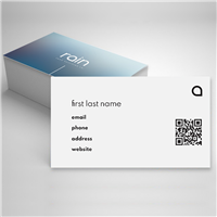 Rain Clean Right Business Card Design